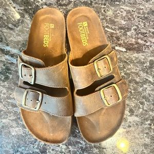 WHITE MOUNTAIN Women's Helga Footbed Sandal